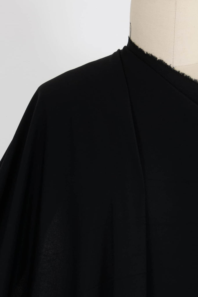 Black Lightweight Ponte Knit - Marcy Tilton Fabrics