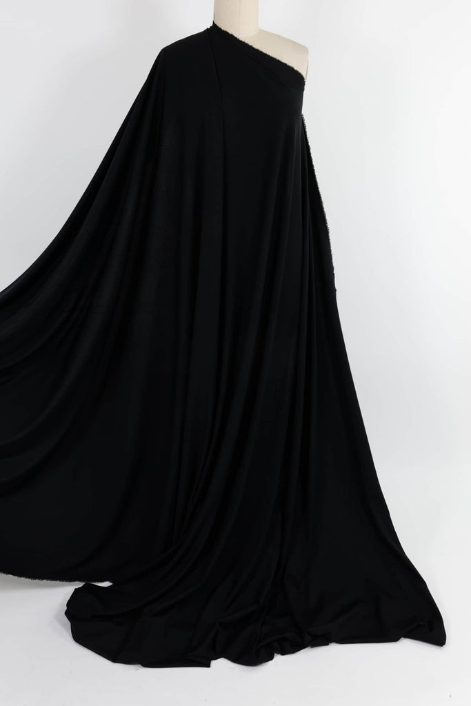 Black Lightweight Ponte Knit - Marcy Tilton Fabrics