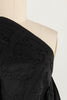 Black Soutache Embroidered Silk Woven - Marcy Tilton Fabrics