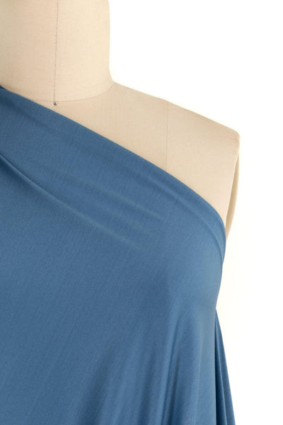Breeze Blue Italian Cotton Knit - Marcy Tilton Fabrics