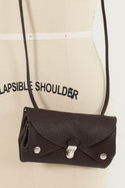 Retro Brown Leather GROOM Bag - Marcy Tilton Fabrics