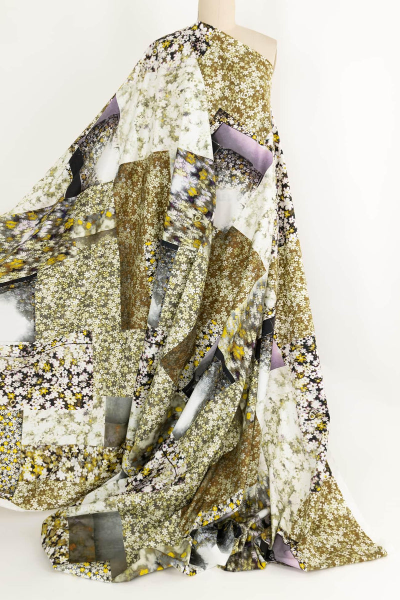 Buttercup Collage Italian Cotton Woven - Marcy Tilton Fabrics