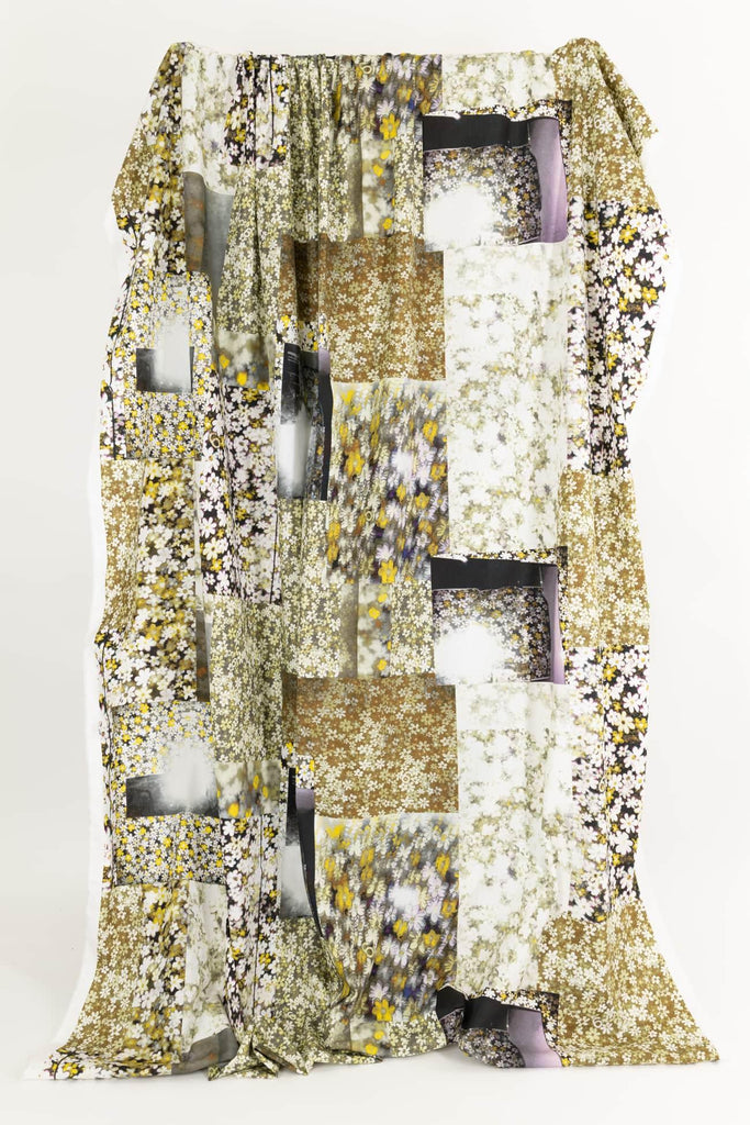 Buttercup Collage Italian Cotton Woven - Marcy Tilton Fabrics