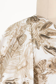 Butterfly Garden Linen Woven - Marcy Tilton Fabrics