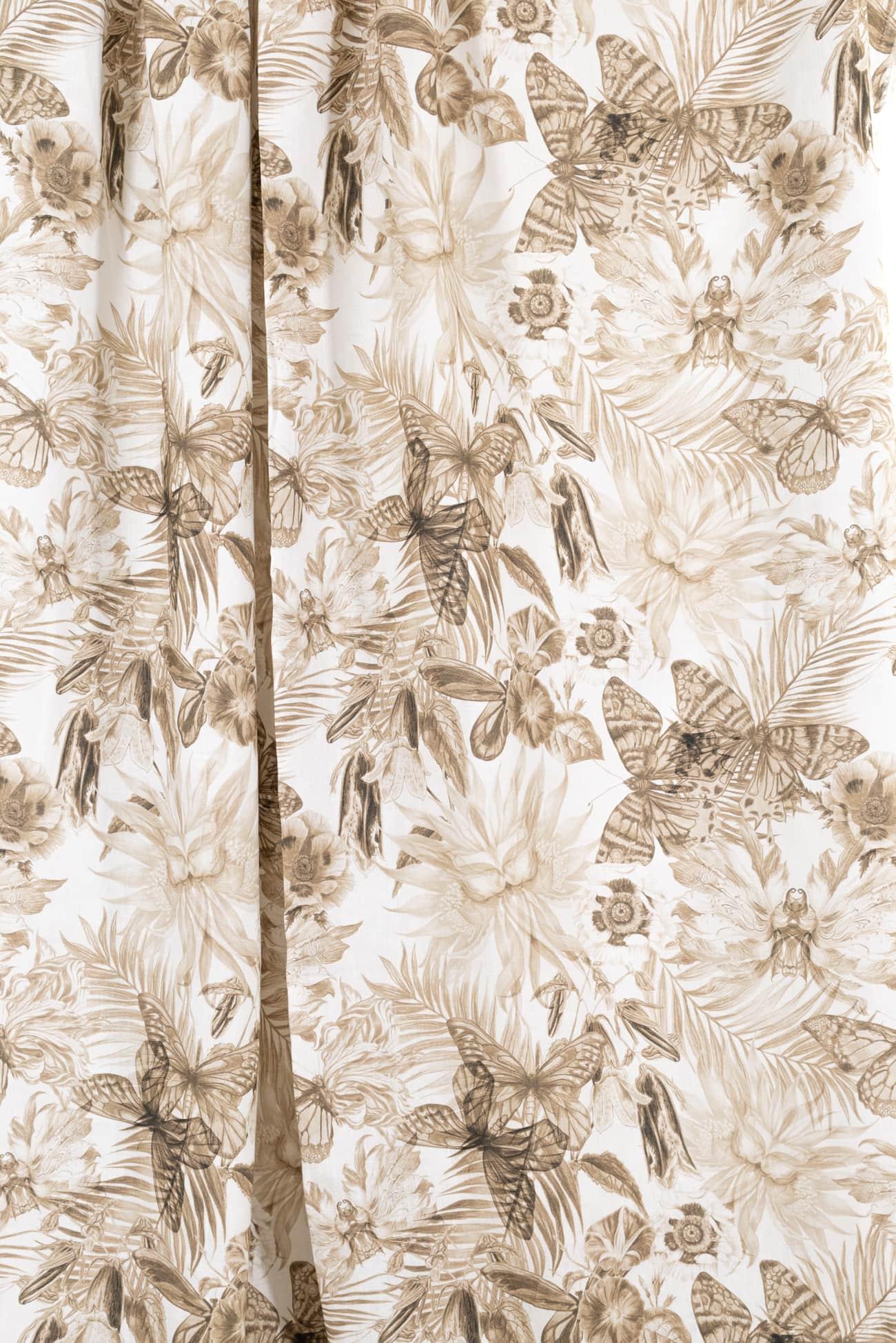 Butterfly Garden Linen Woven - Marcy Tilton Fabrics