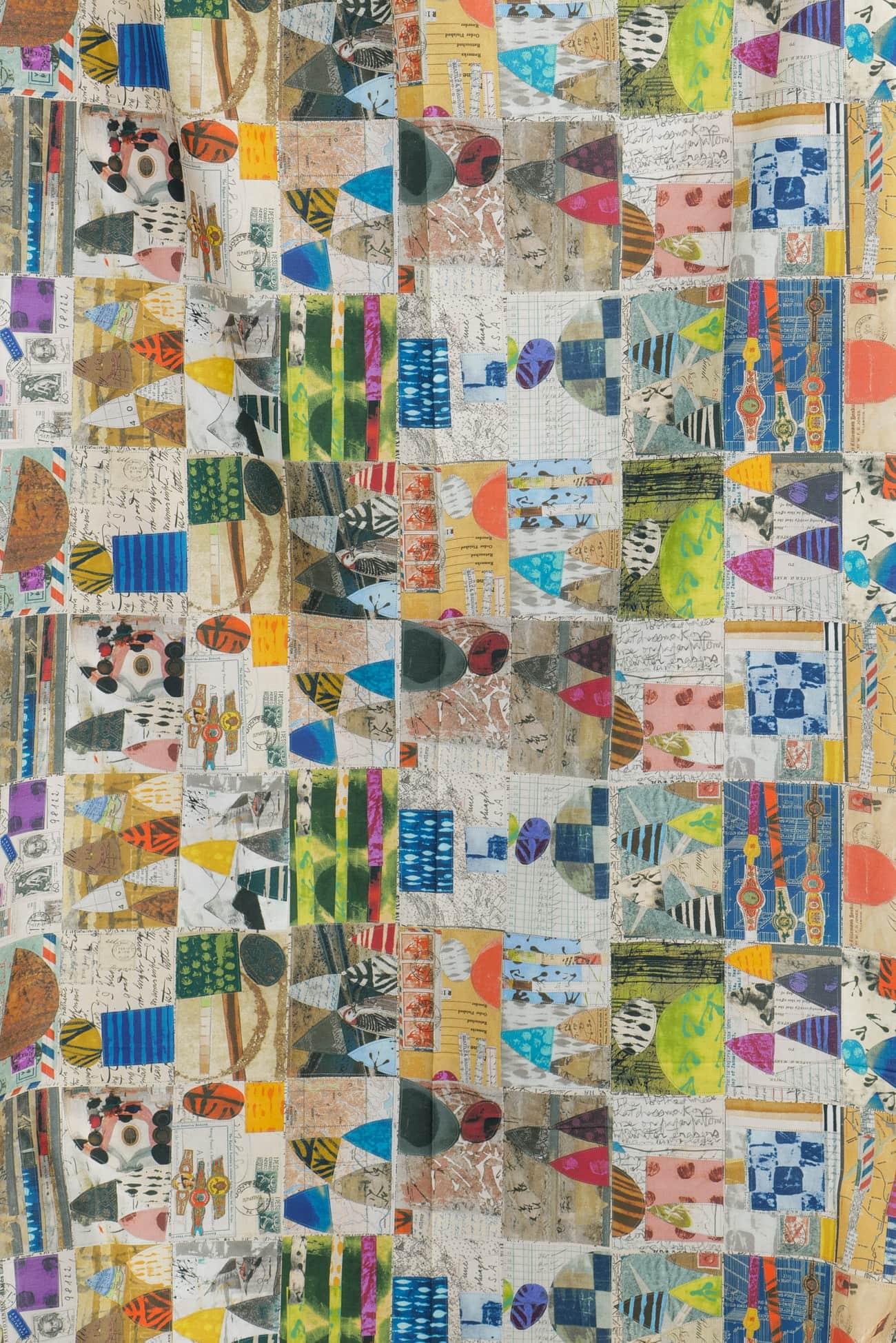 Carte Postale Cotton Woven - Marcy Tilton Fabrics