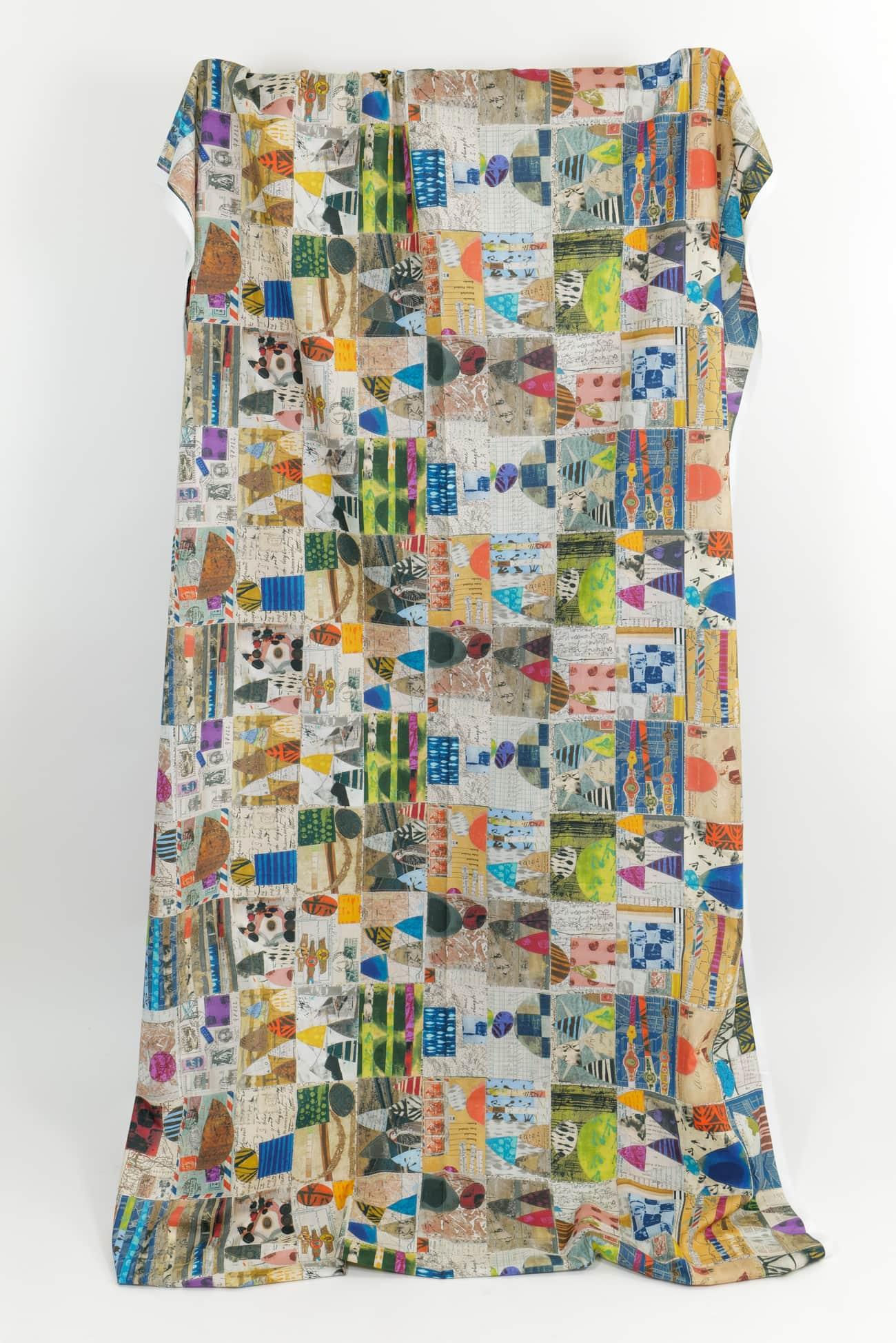 Carte Postale Cotton Woven - Marcy Tilton Fabrics