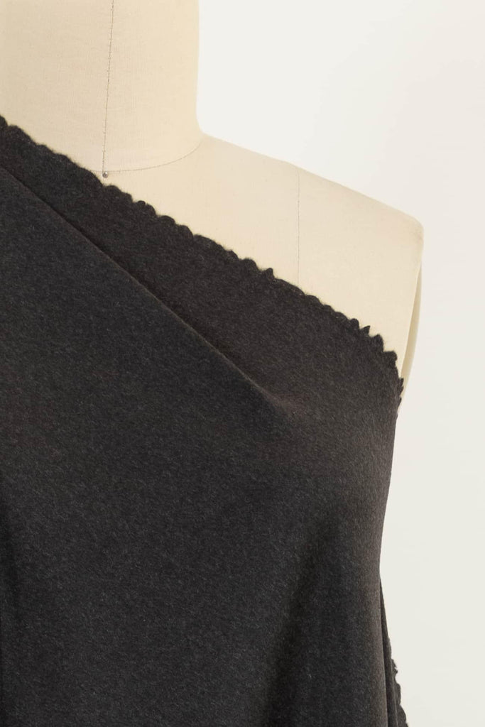 Charcoal Brown Cashmere Woven - Marcy Tilton Fabrics