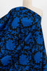 Cobalt Chinese Clouds Stretch Cotton Woven - Marcy Tilton Fabrics