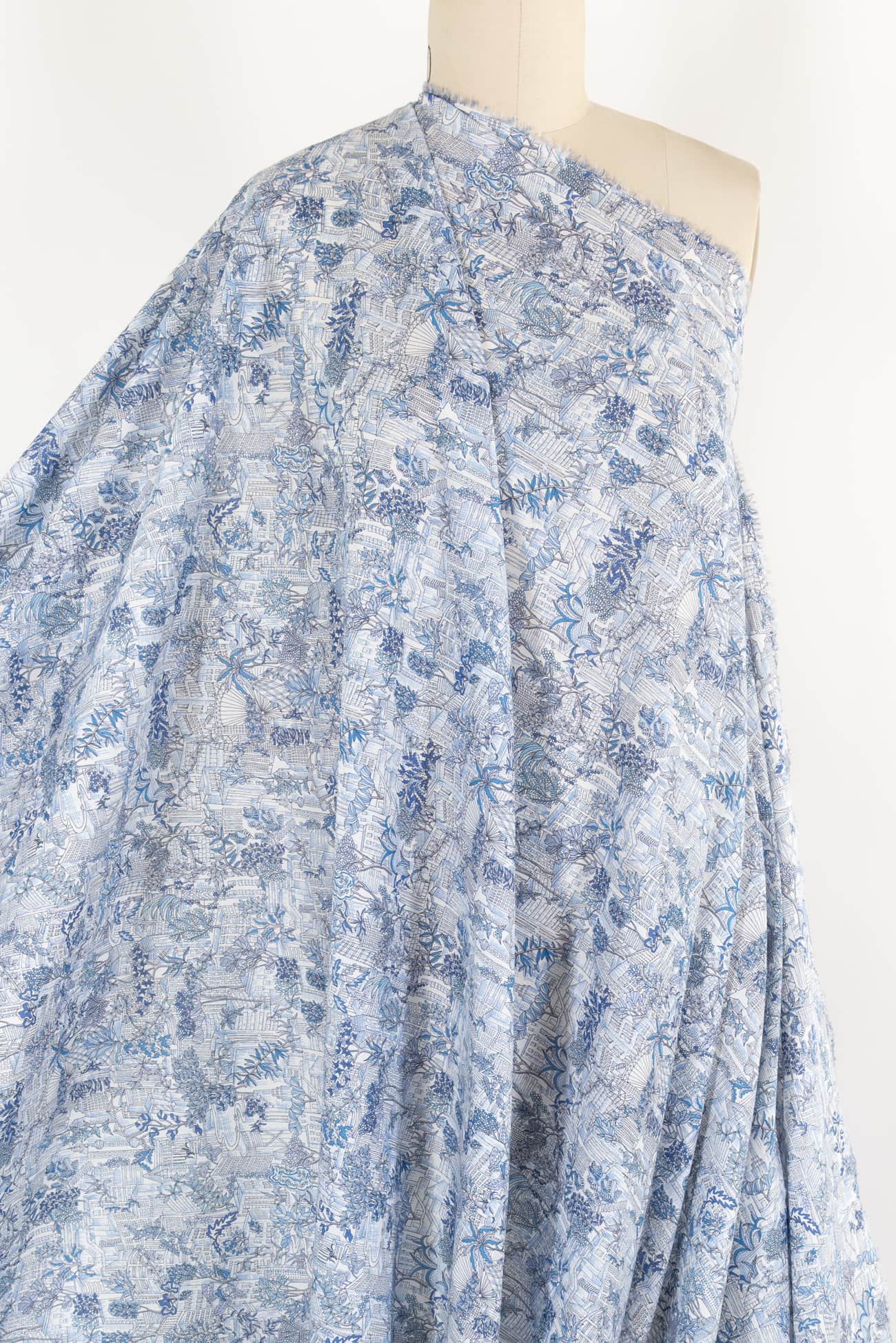 City Blues Liberty Cotton Woven - Marcy Tilton Fabrics