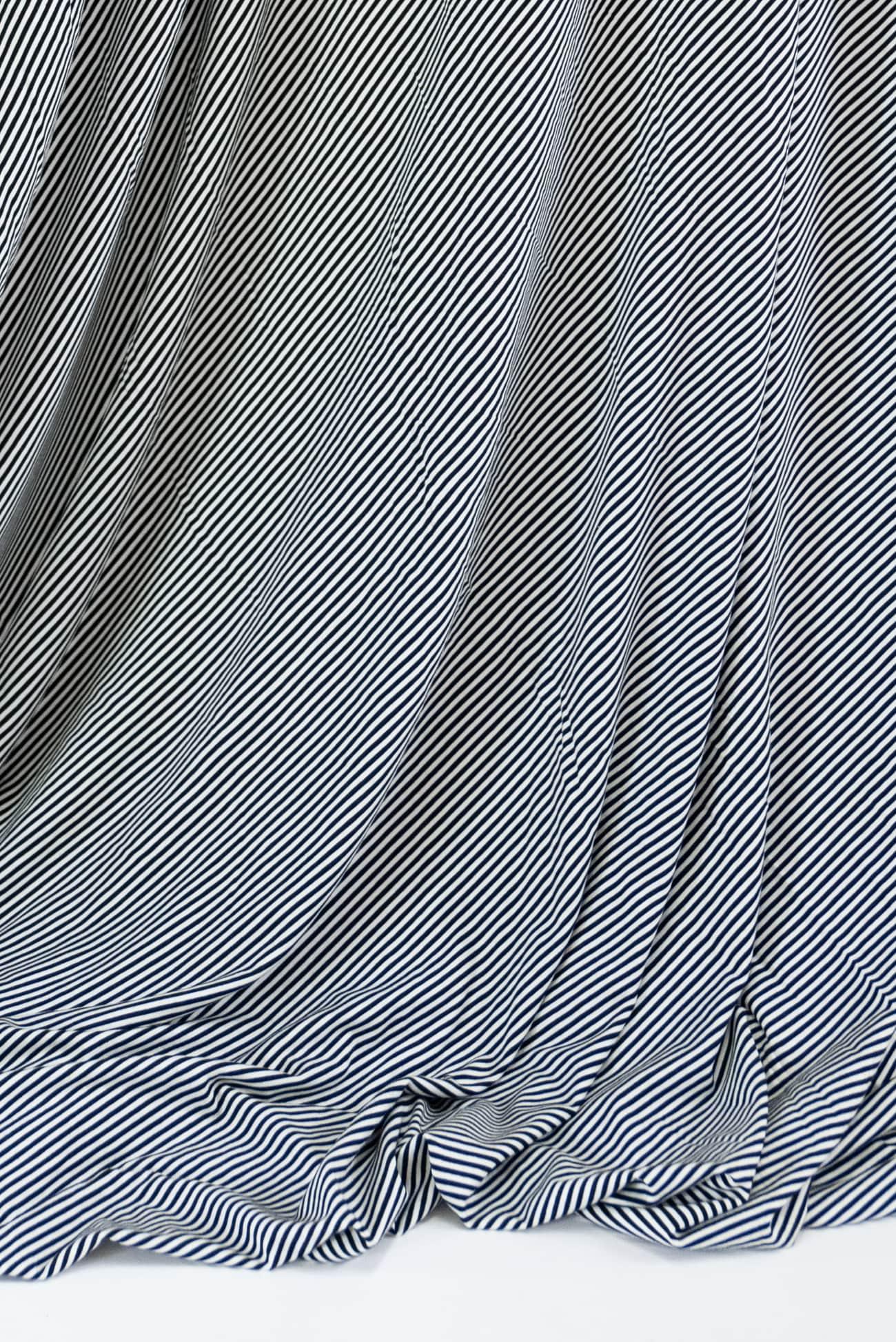 Cliff Stripe Bamboo Rayon/Spandex Knit - Marcy Tilton Fabrics