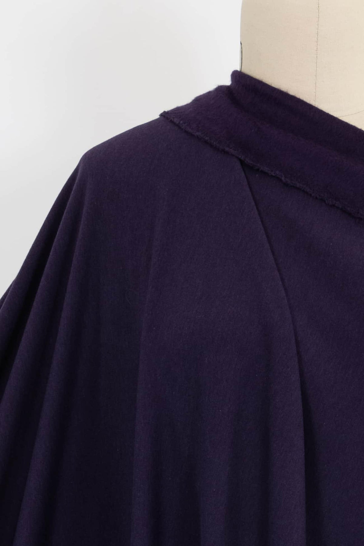 Empress Purple Bamboo/Cotton Fleece Knit - Marcy Tilton Fabrics