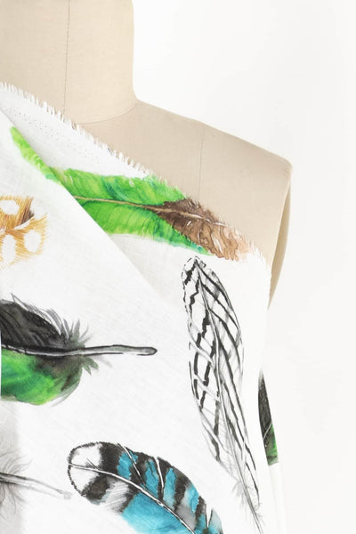 Fine Feathers Linen Woven - Marcy Tilton Fabrics