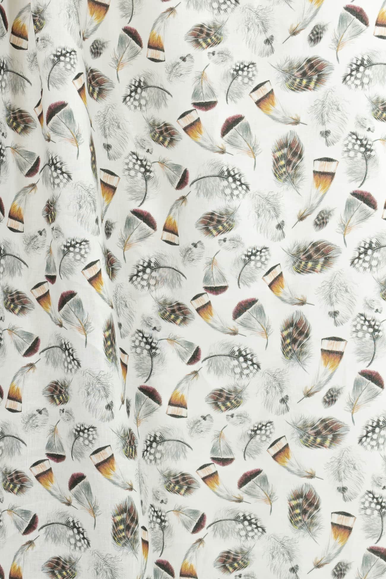 Fine Feathers Euro Linen Woven - Marcy Tilton Fabrics