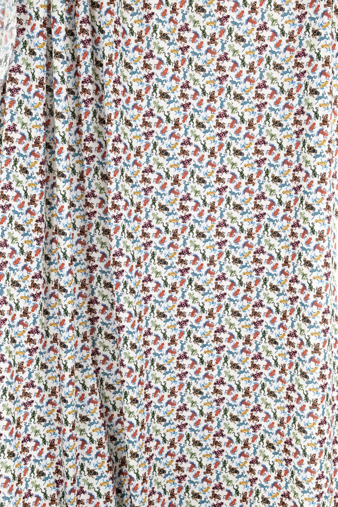 Frog Fun Liberty Cotton Woven - Marcy Tilton Fabrics