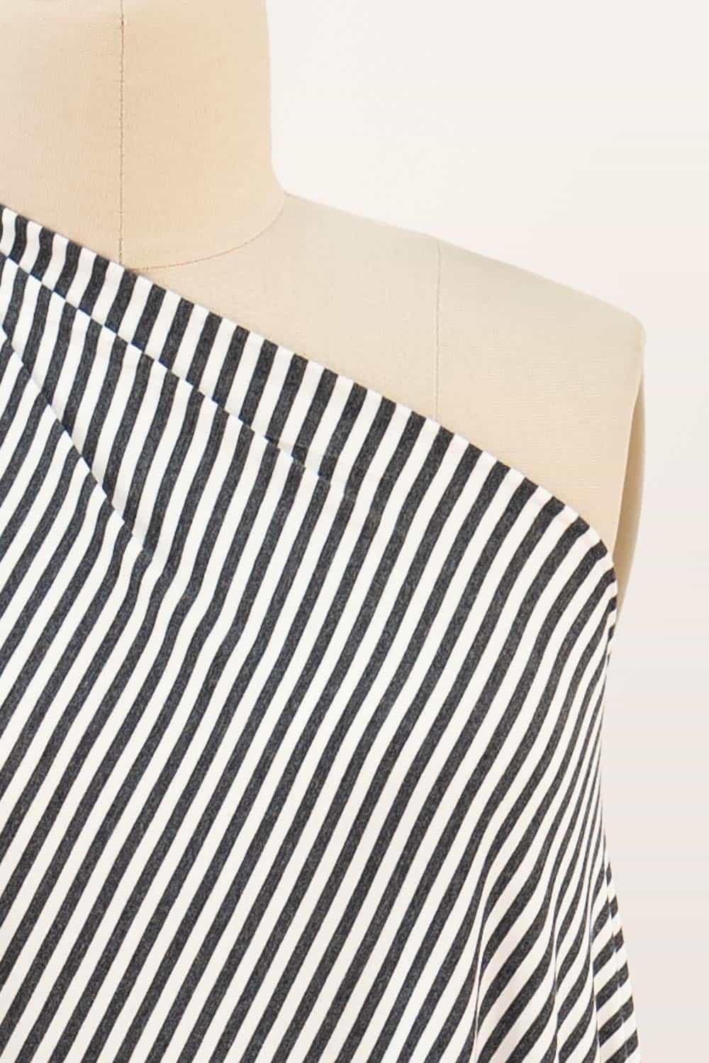 Gary Cooper Stripe Bamboo Knit - Marcy Tilton Fabrics