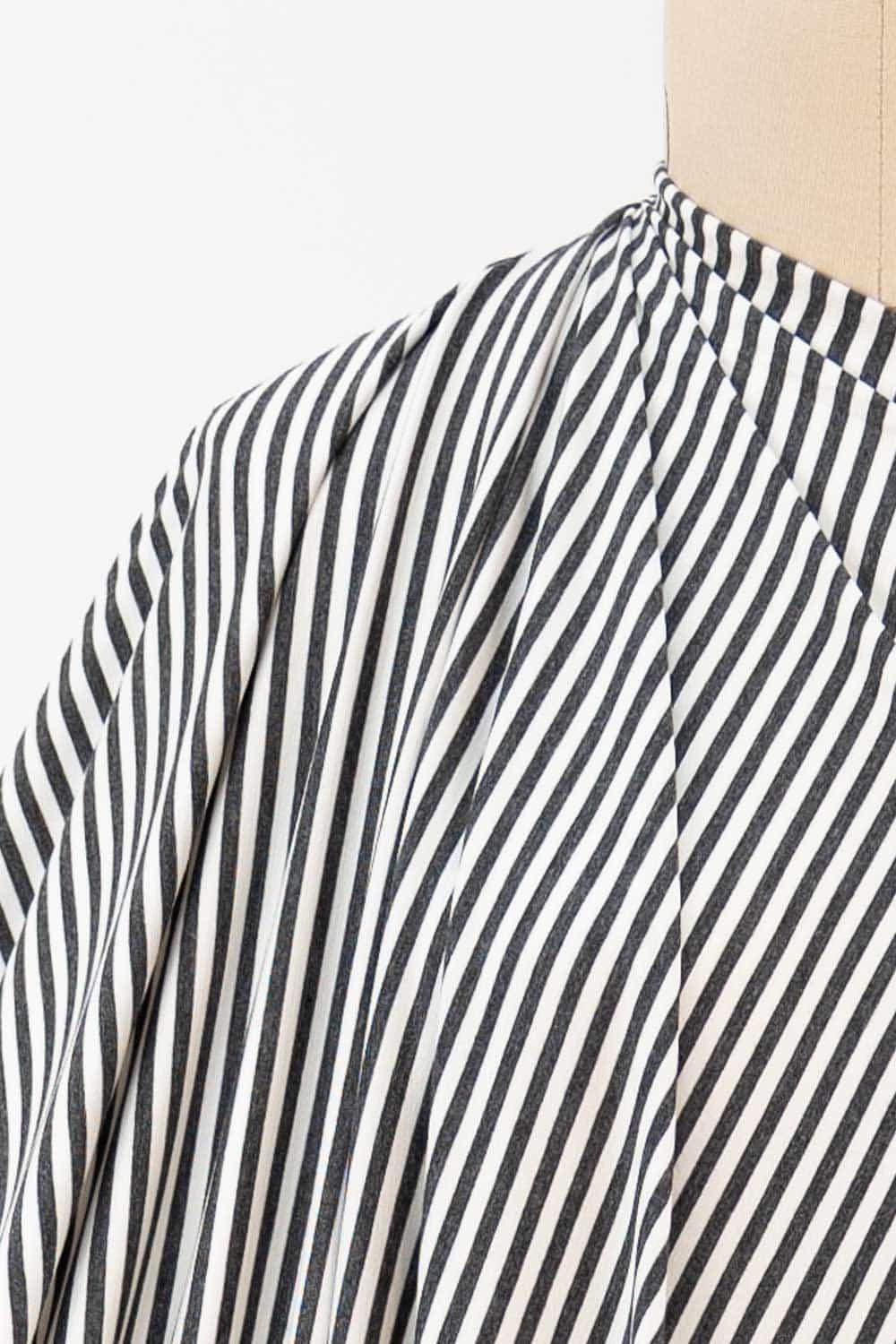 Gary Cooper Stripe Bamboo Knit - Marcy Tilton Fabrics