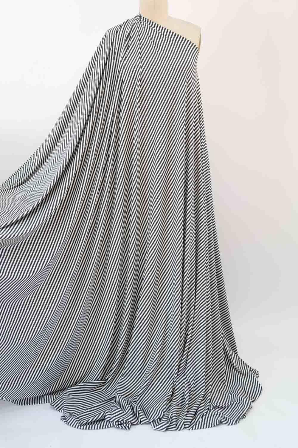 Gary Cooper Stripe Bamboo Knit - Marcy Tilton Fabrics