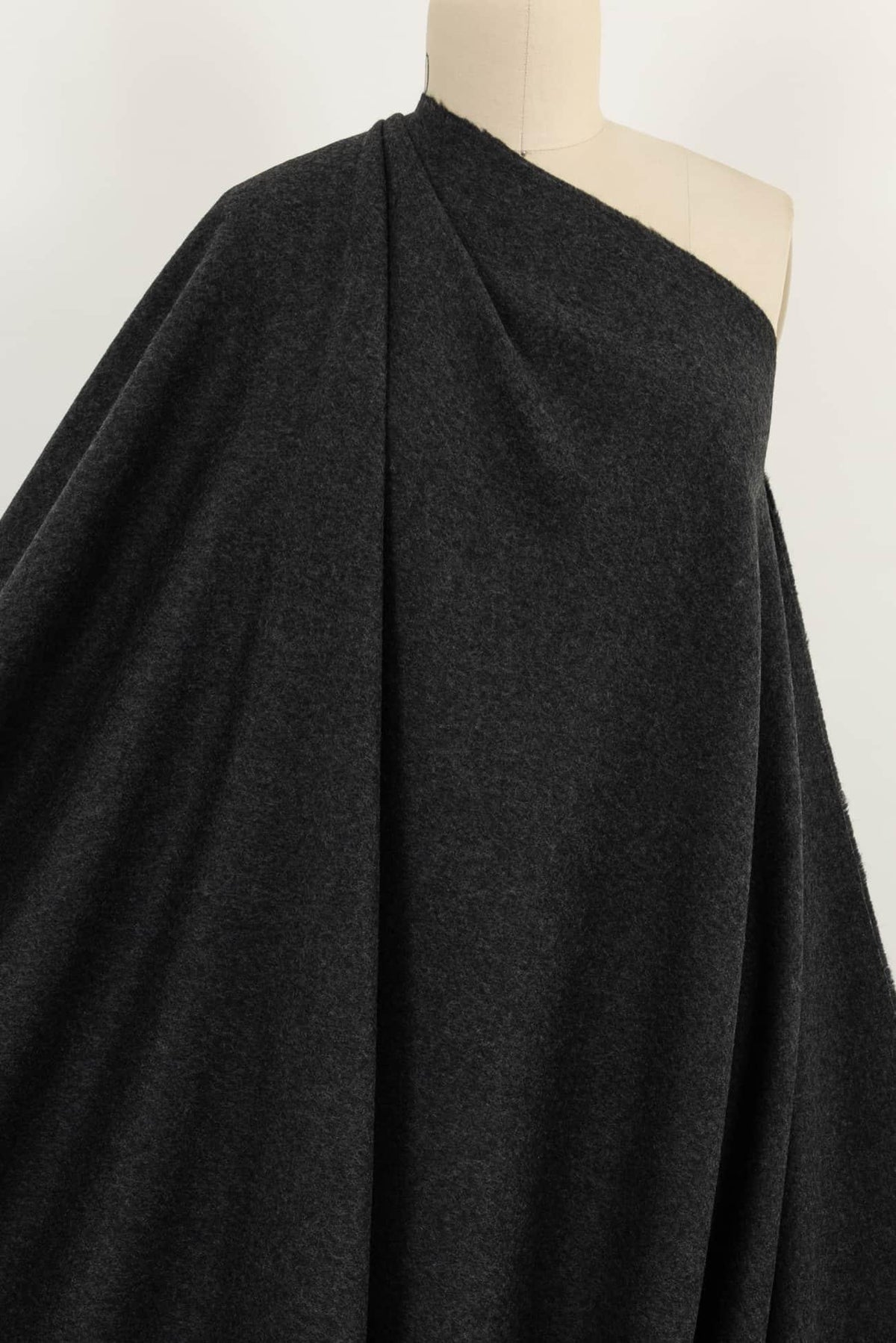 Gray Cashmere Wool Blend Woven - Marcy Tilton Fabrics