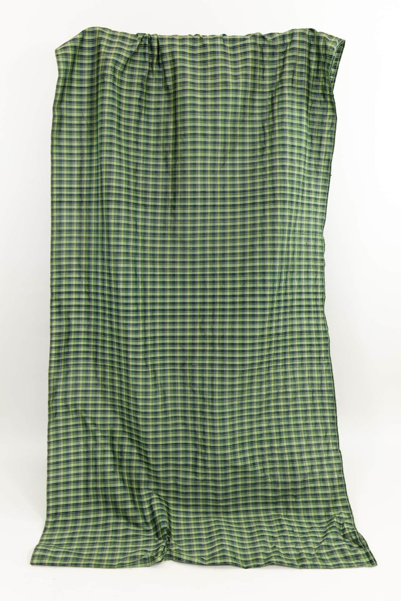 Green Gables Plaid Silk - Marcy Tilton Fabrics
