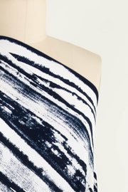 Indigo Strata Parisian Microfiber Knit - Marcy Tilton Fabrics