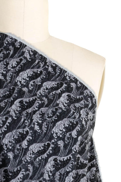 Onyx Ocean Japanese Cotton Woven - Marcy Tilton Fabrics