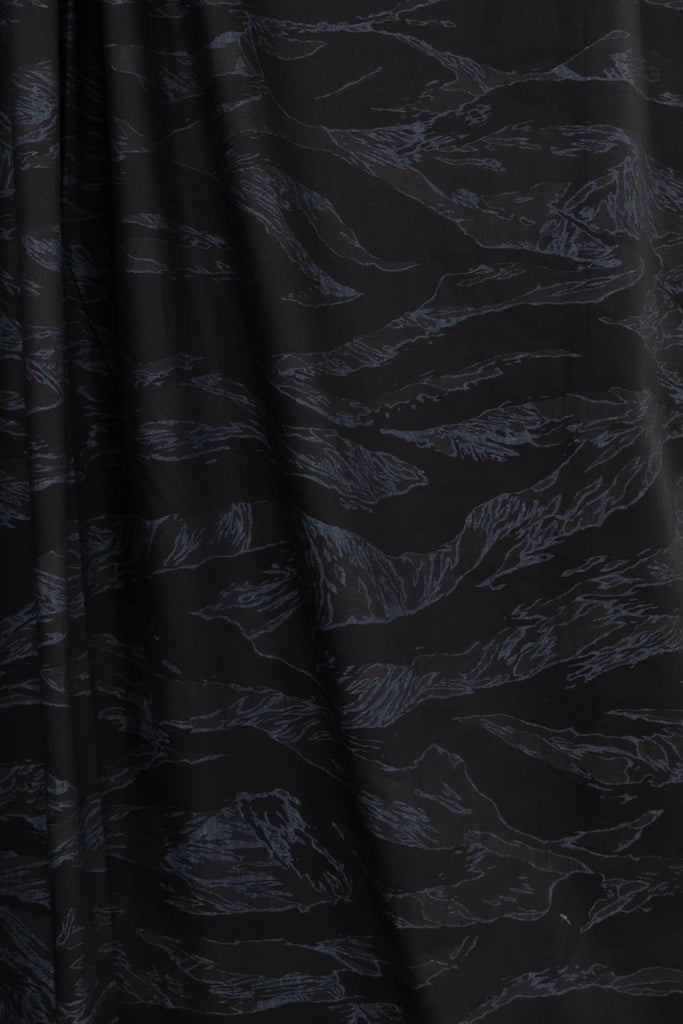 Indigo Waves Japanese Cotton Woven - Marcy Tilton Fabrics