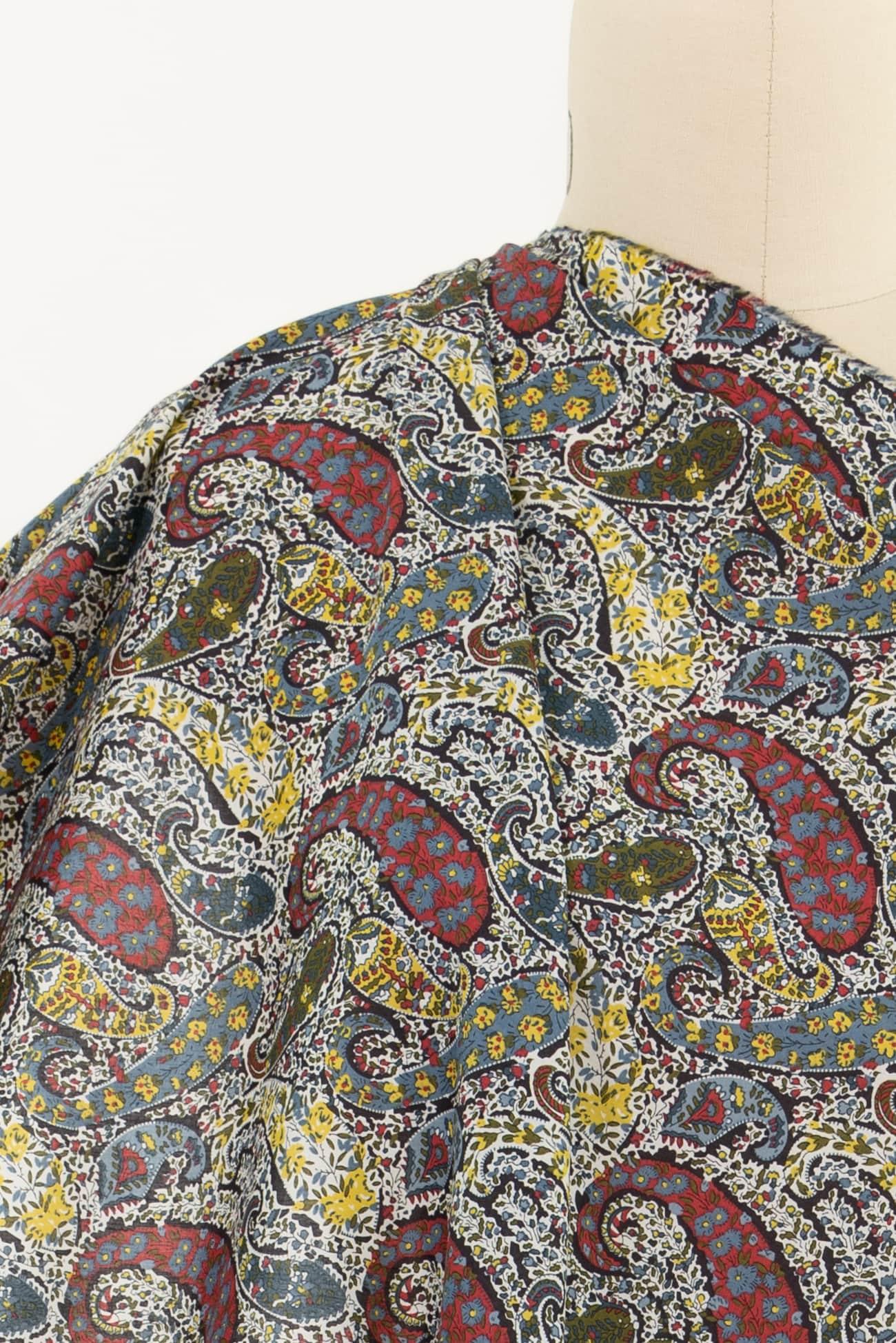 Inverness Paisley Liberty Cotton Woven - Marcy Tilton Fabrics
