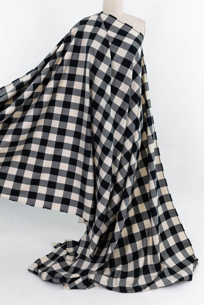Ivory Buffalo Checks Cotton Flannel Woven - Marcy Tilton Fabrics