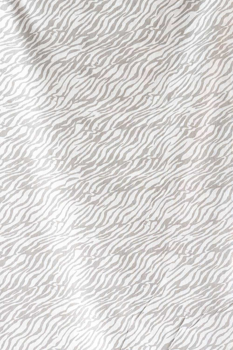 Ivory Zebra Stretch Denim Woven - Marcy Tilton Fabrics