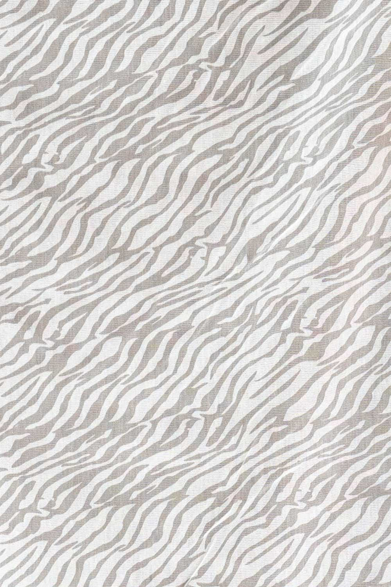 Ivory Zebra Stretch Denim Woven - Marcy Tilton Fabrics