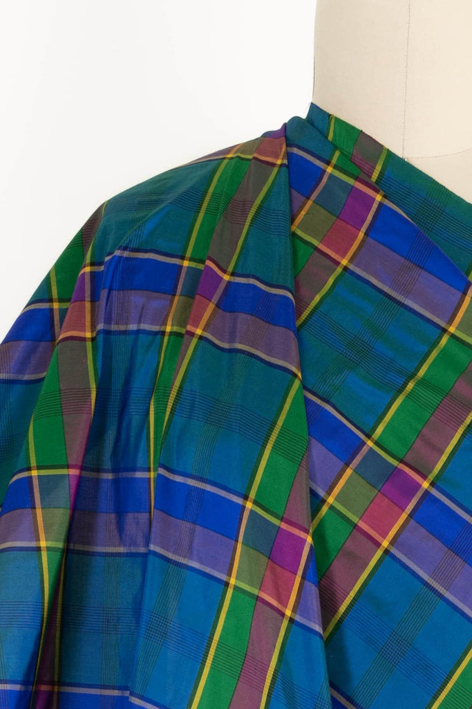 Janaki Plaid Silk Woven - Marcy Tilton Fabrics