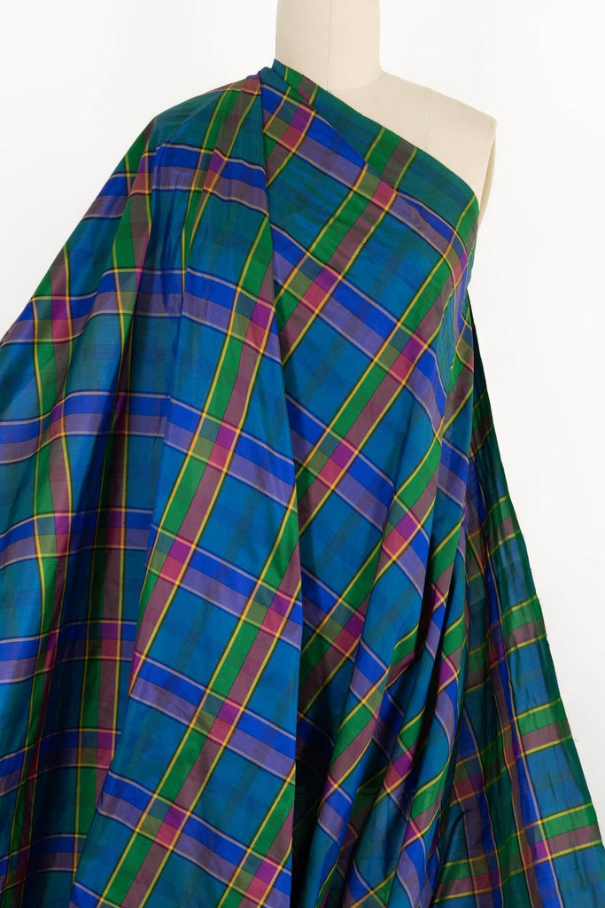 Janaki Plaid Silk Woven - Marcy Tilton Fabrics