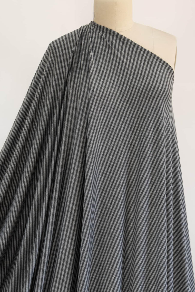 Joel Gray Stripe Bamboo Rayon/Spandex Knit - Marcy Tilton Fabrics