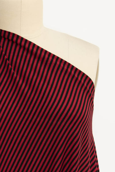 Jon Baptiste Stripe Bamboo Rayon/Spandex Knit - Marcy Tilton Fabrics