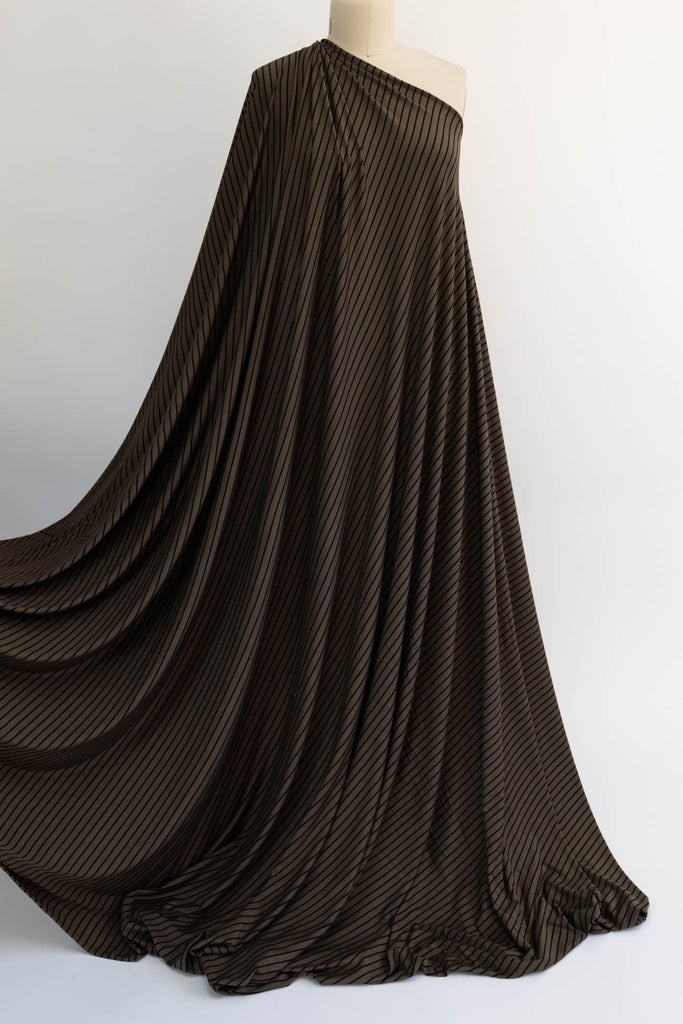 Kalamata Stripe Bamboo Rayon/Spandex Knit - Marcy Tilton Fabrics