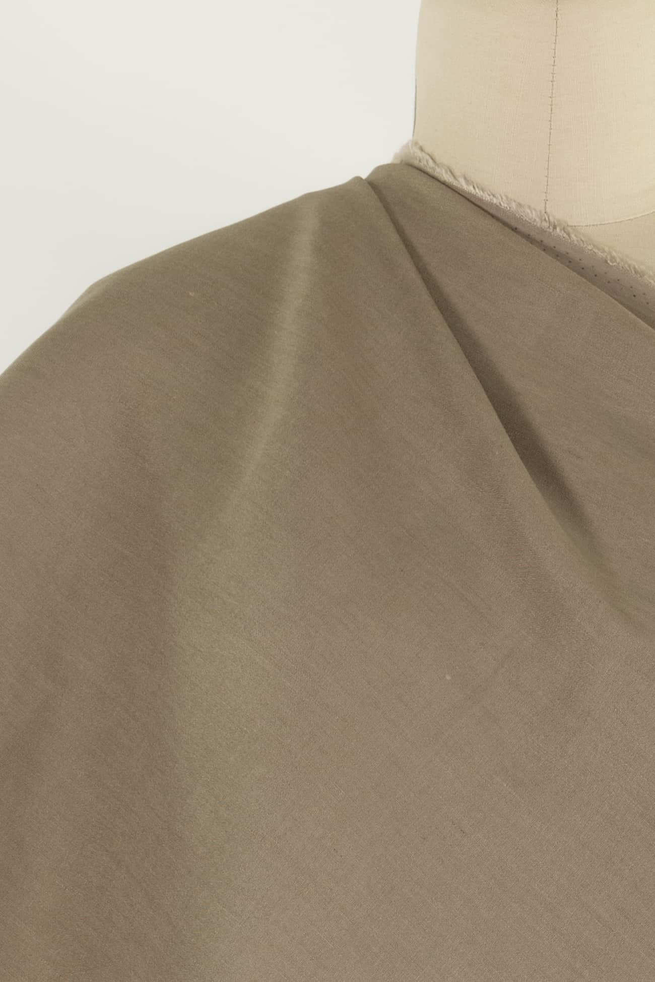 Khaki Stretch Linen Woven - Marcy Tilton Fabrics