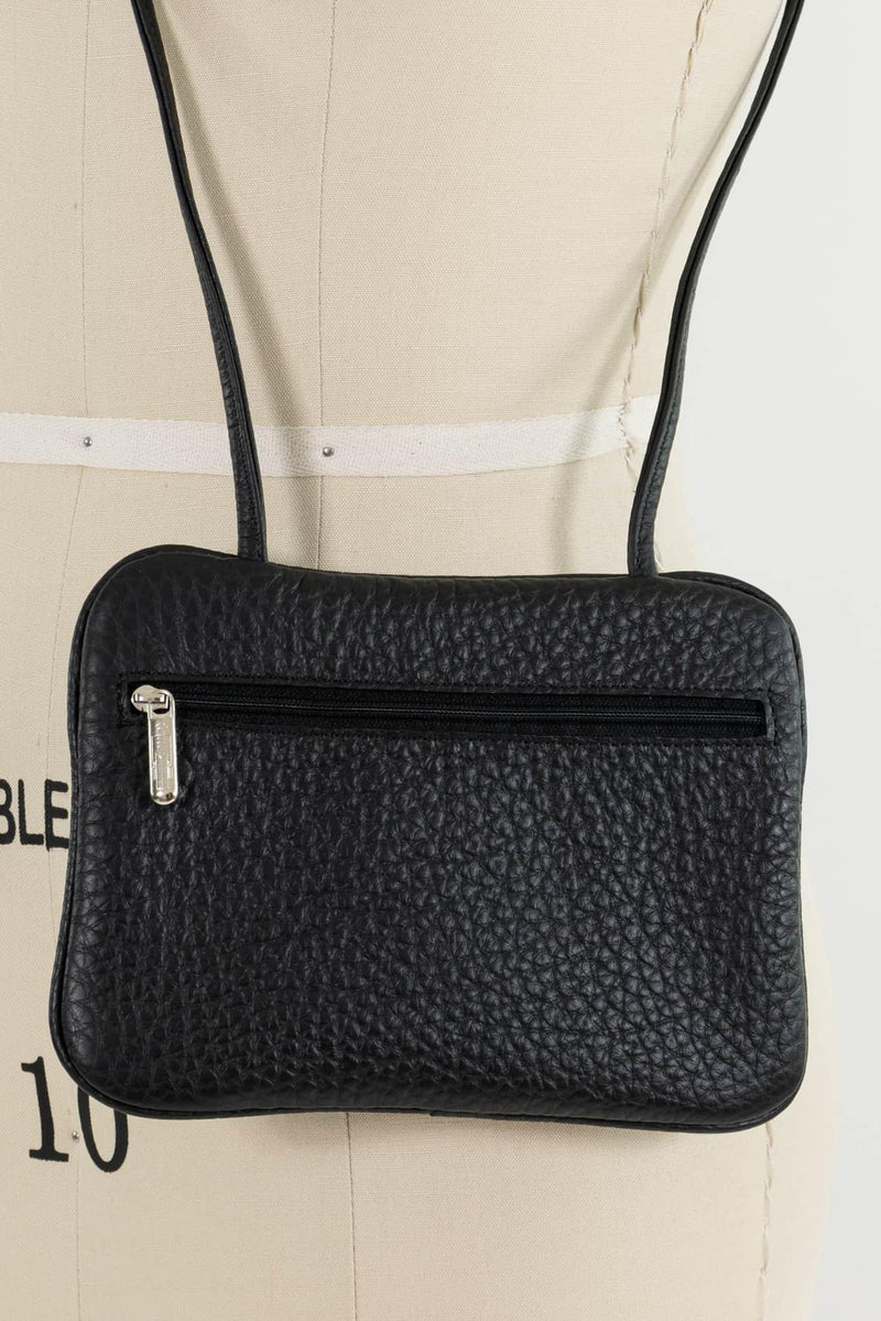 Black Leather La Petite GROOM Bag - Marcy Tilton Fabrics