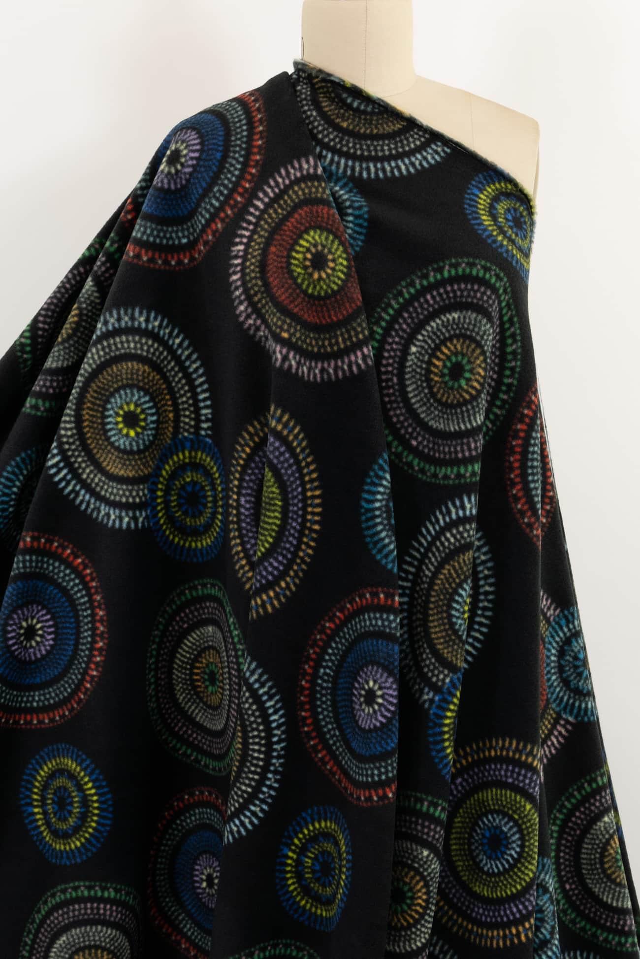 Mandala Fleece Knit - Marcy Tilton Fabrics