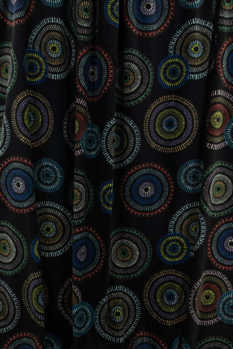 Mandala Fleece Knit - Marcy Tilton Fabrics