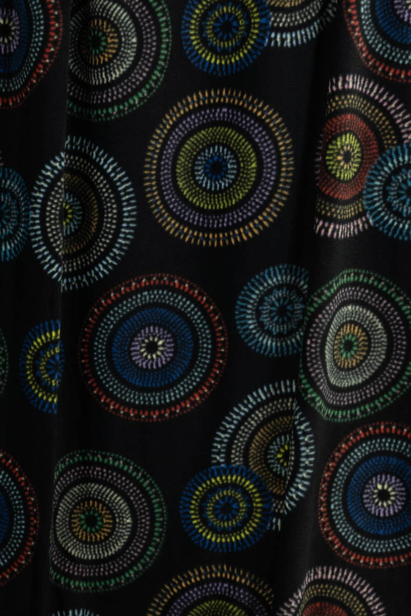Mandala Fleece Knit - Marcy Tilton Fabrics