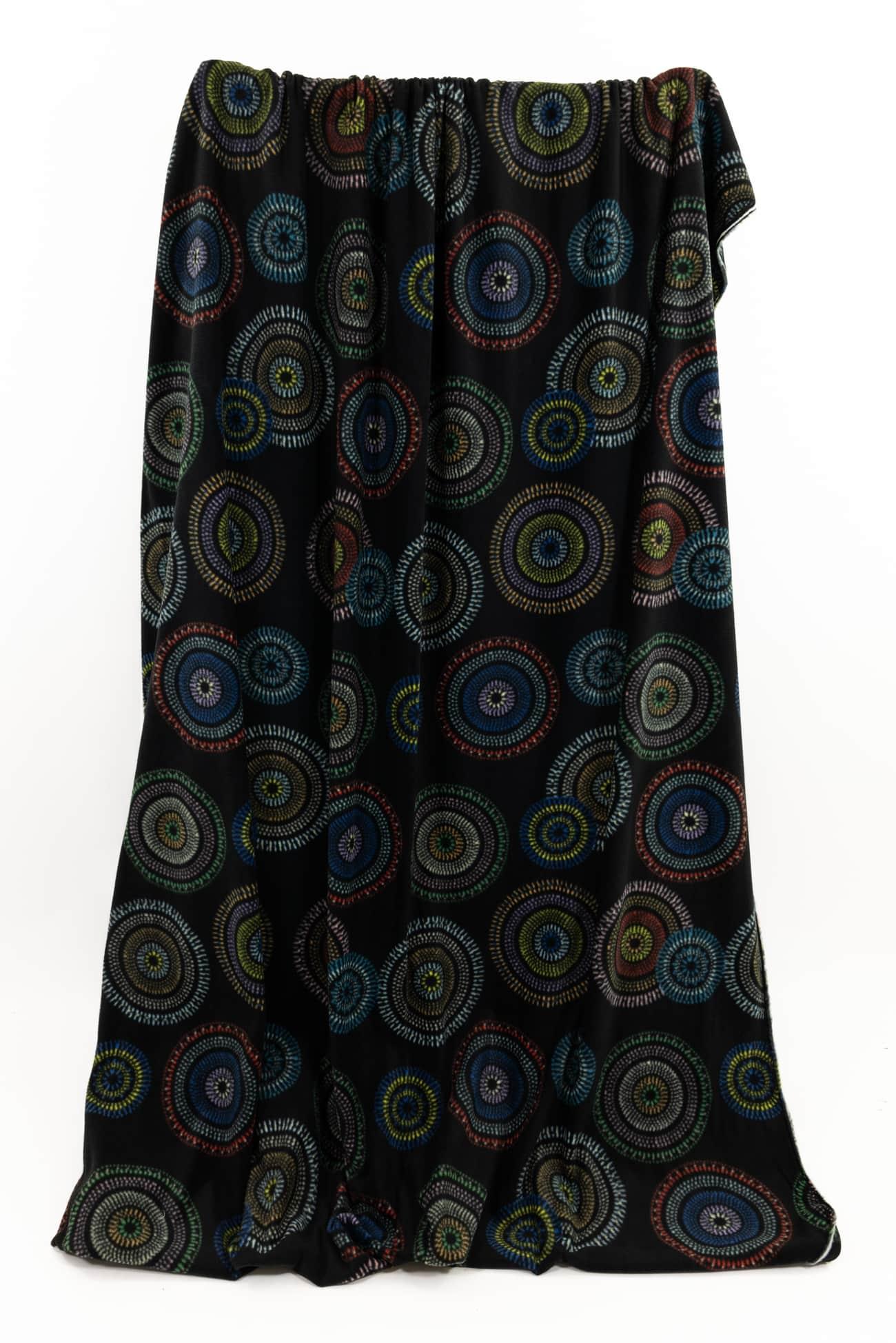 Mandala Fleece Knit - Marcy Tilton Fabrics