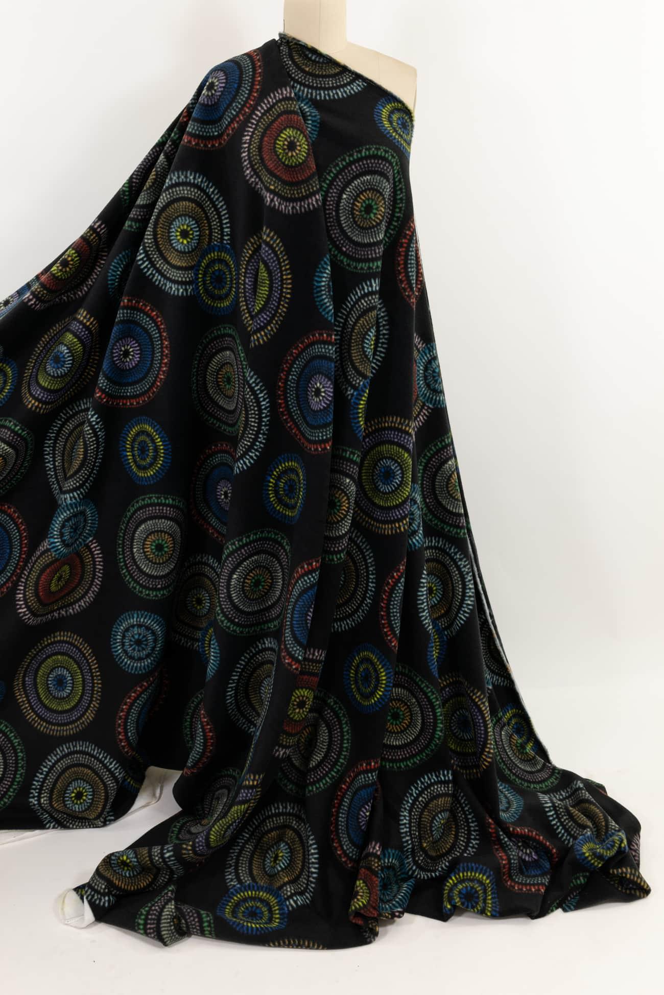 Mandala Fleece Knit - Marcy Tilton Fabrics