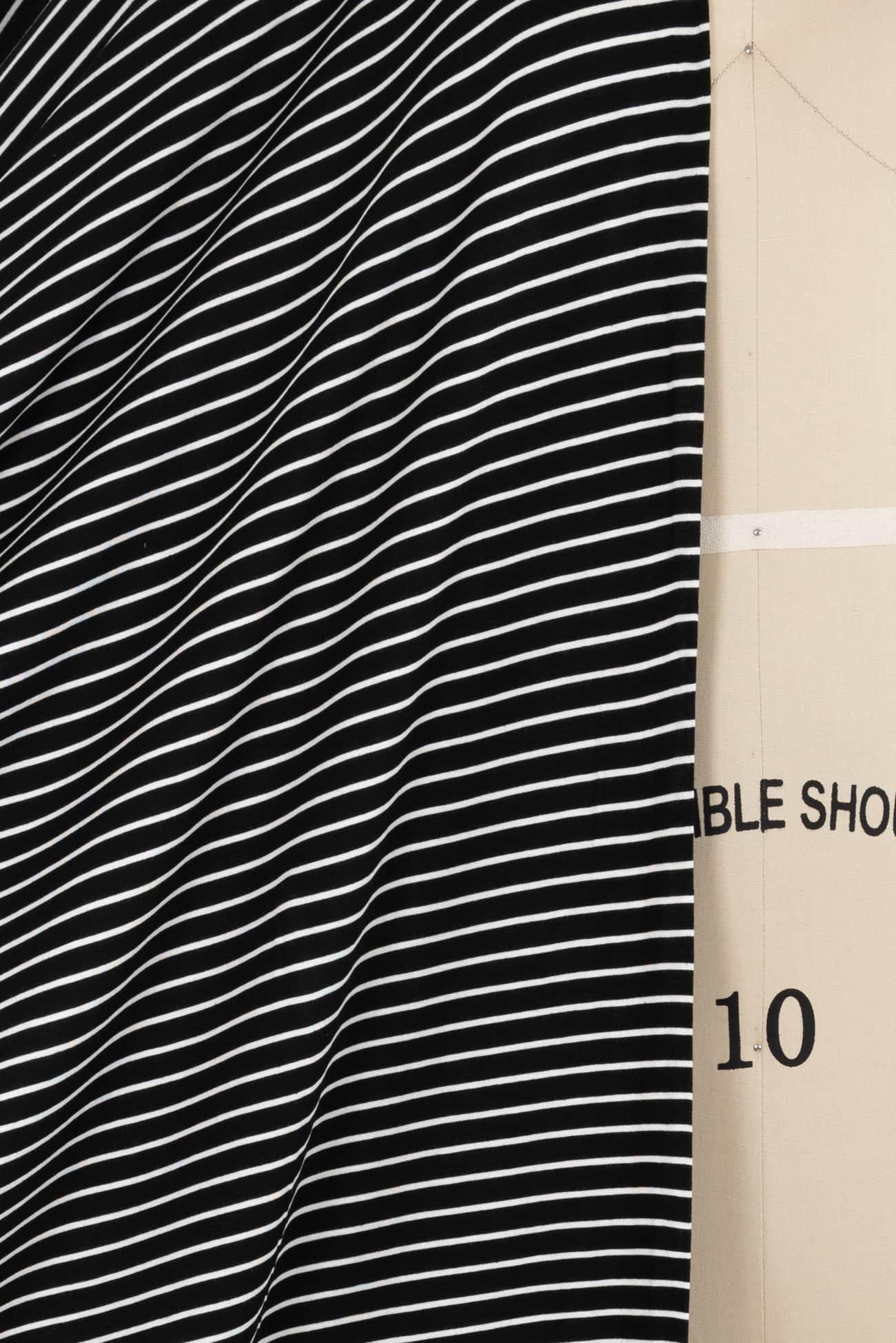 Marcel Stripe Bamboo Rayon/Spandex Knit - Marcy Tilton Fabrics