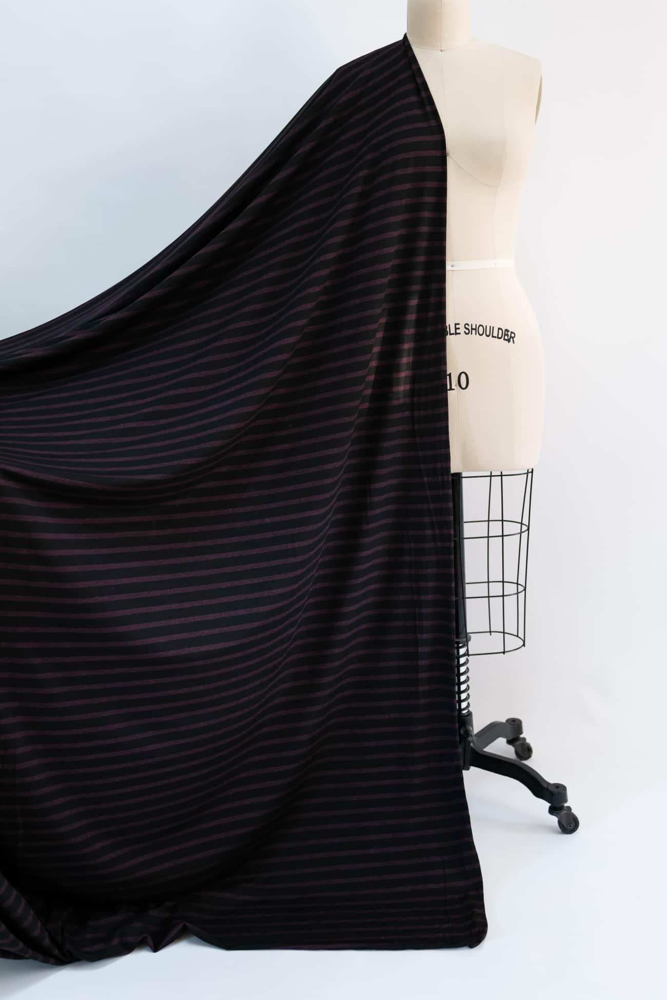 Miles Davis Stripe USA Knit - Marcy Tilton Fabrics