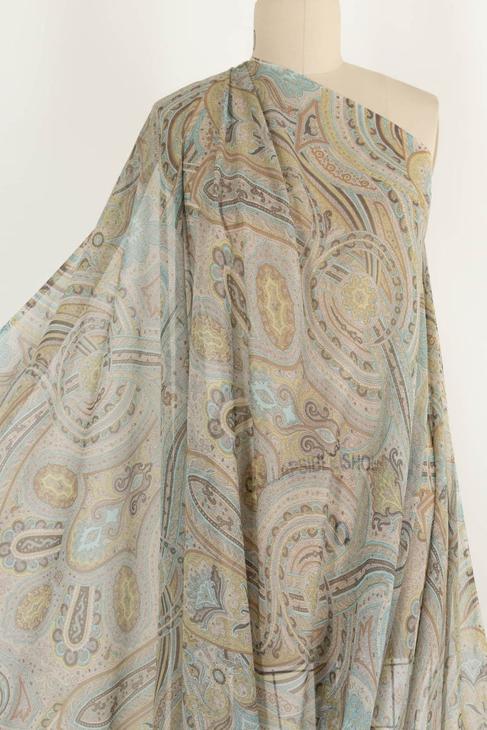 Paloma Paisley Silk Chiffon Woven - Marcy Tilton Fabrics