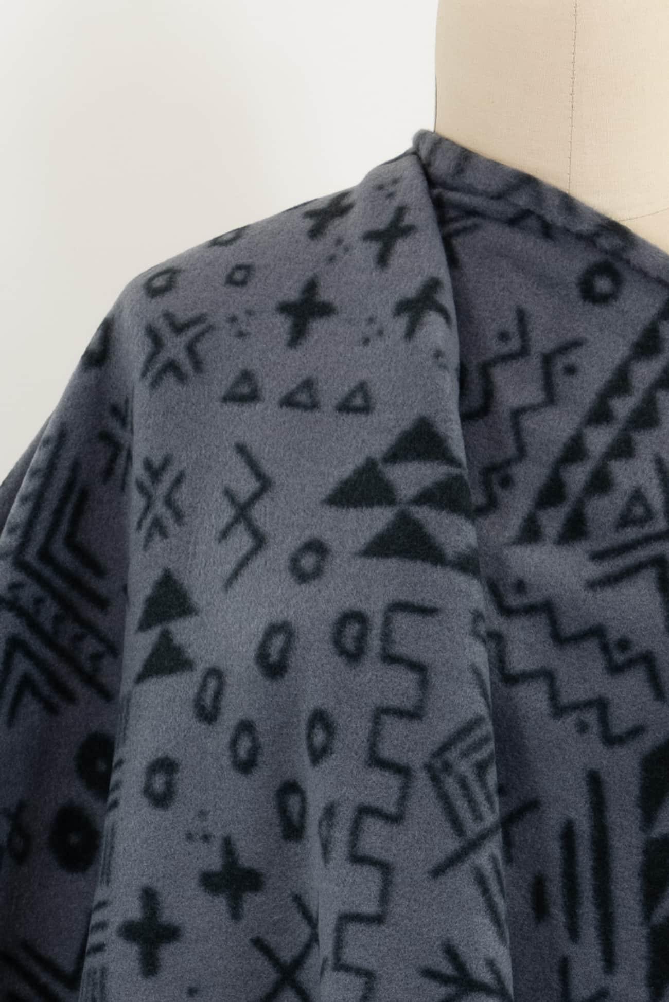 Petroglyphs Fleece Knit – Marcy Tilton Fabrics