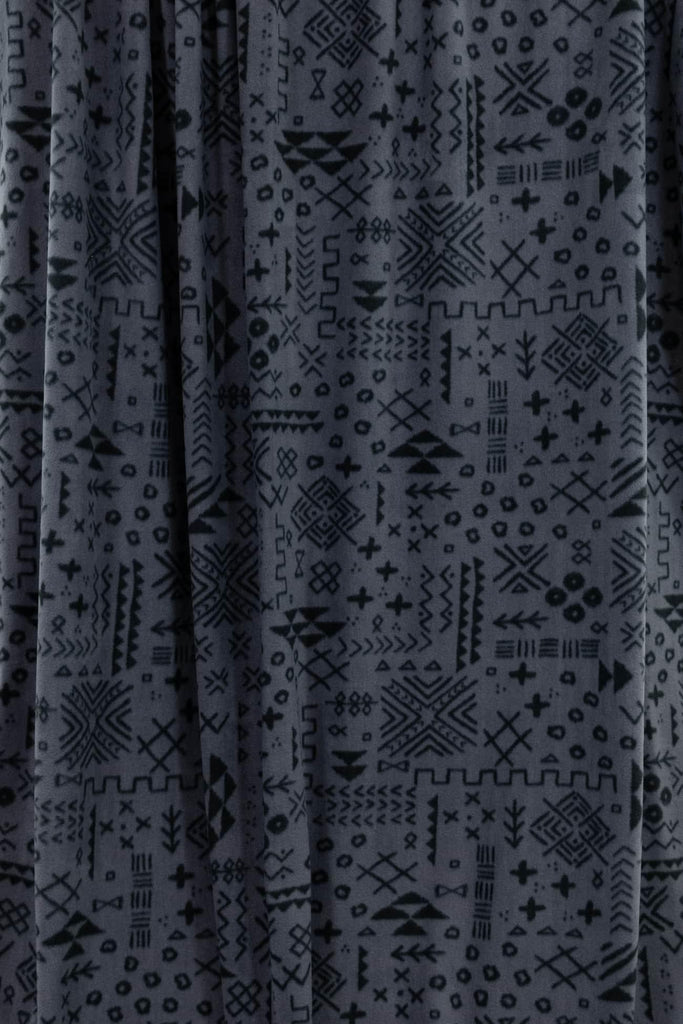 Petroglyphs Fleece Knit - Marcy Tilton Fabrics