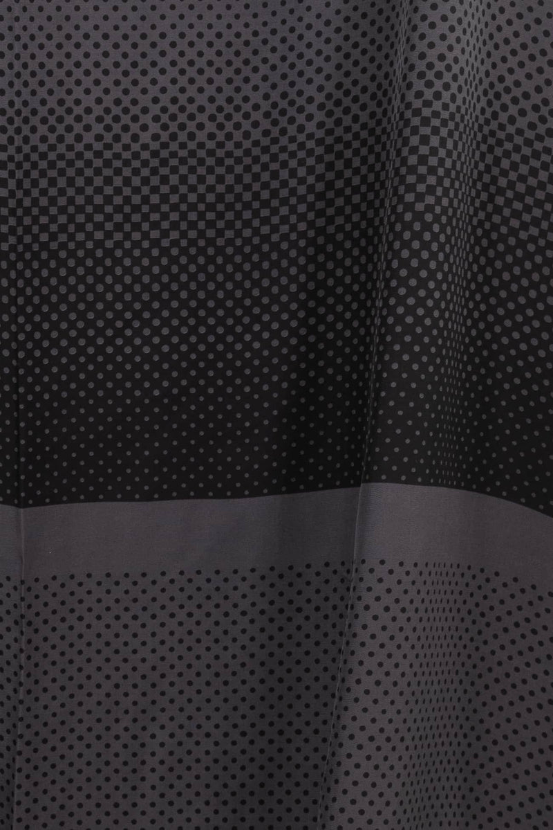 Pewter Dots Italian Viscose Woven - Sold By The Panel - Marcy Tilton Fabrics