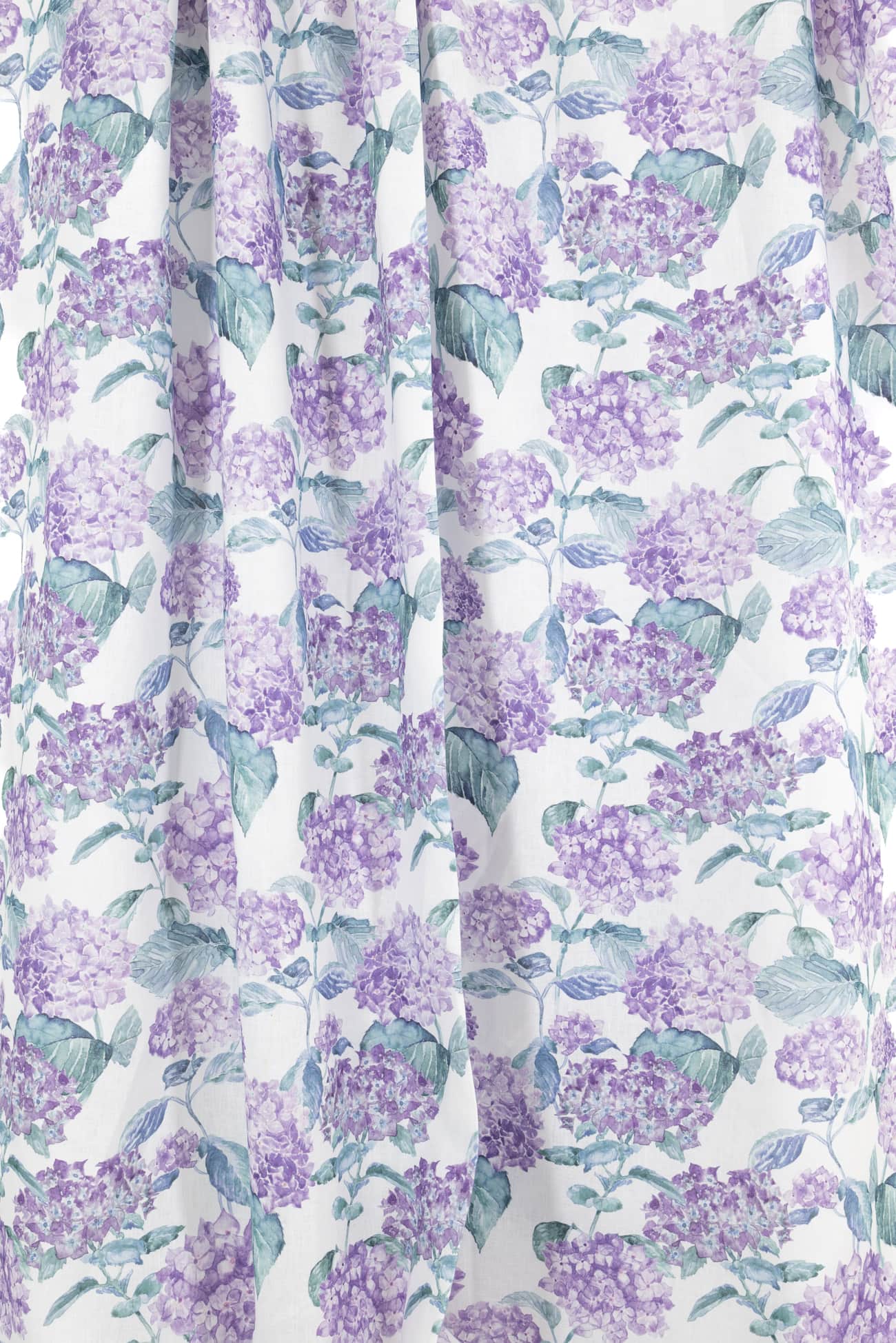 Purple Hydrangeas Linen Woven - Marcy Tilton Fabrics